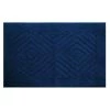 Better Trends 2PC2030NBL Trier Bath Rug; New Blue - 2 Piece