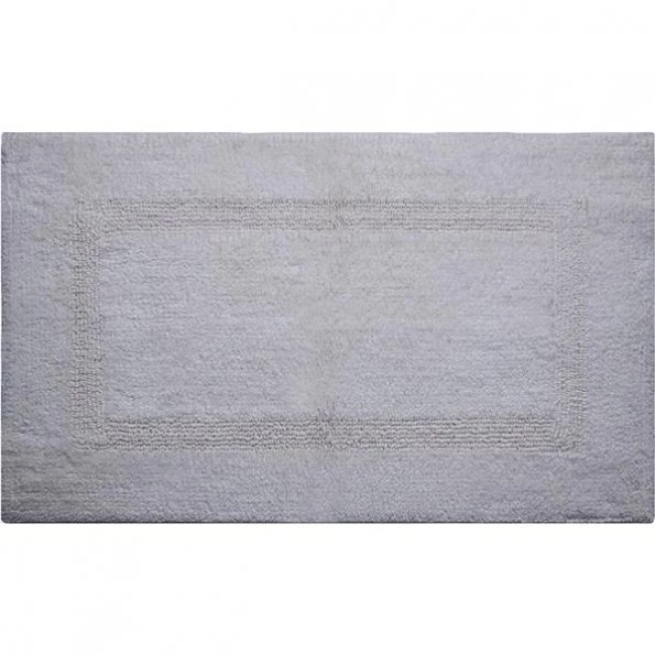 24 x 40 in. Lux Reversible Bath Rug; Grey
