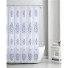 Olivia Gray SCZ07191 70 x 72 in. Zena Embroidered Shower Curtain - Teal