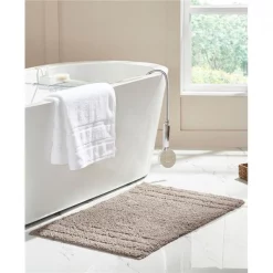 Olivia Gray RGE08305 24 x 36 in. Erin Cotton Bath Rug; Beige