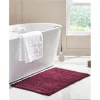 Olivia Gray RGE08313 24 x 36 in. Erin Cotton Bath Rug; Burgundy