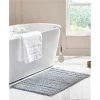 Olivia Gray RGE08384 24 x 36 in. Erin Cotton Bath Rug; Silver