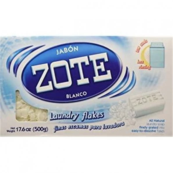 Zote 12005005751 500g Jabon Blanco Escamas Para Lavadora Soap