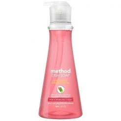 Method Products MTH00729 18 fl oz Dish Soap Pump; Pink Grapefruit