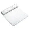 Fixturesfirst Safti-Grip Latex-Free Vinyl Bath Mat - White