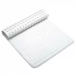 Safti-Grip Latex-Free Vinyl Bath Mat – White