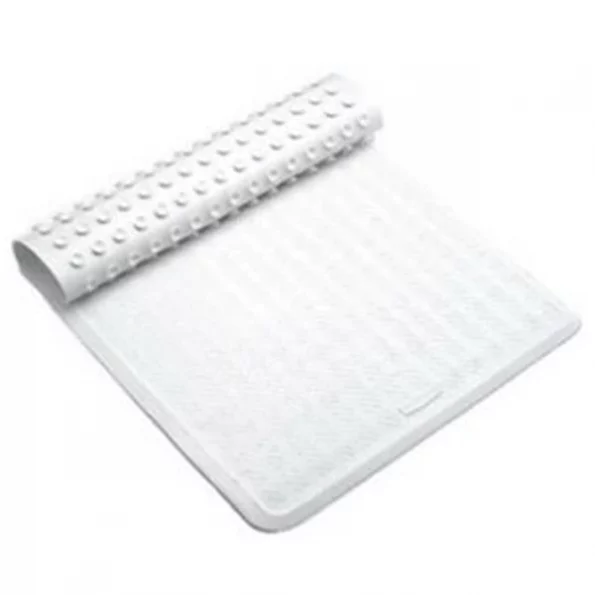 Safti-Grip Latex-Free Vinyl Bath Mat – White