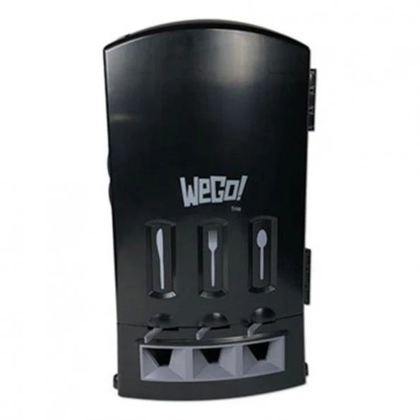 Team Three WEG56102200 Wego Trio Dispenser; Black