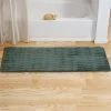 Lavish Homes Lavish Home 67-11-G 24 x 60 in. Extra Long Memory Foam Bath Mat; Green