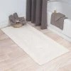 Lavish Home 67-0019-I 24 x 60 in. Plus 100 Percent Cotton Bathroom Runner; Ivory