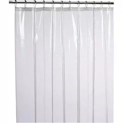 70 x 72 in. PEVA Light Weight Shower Liner; Clear