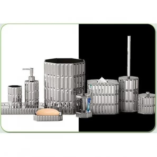 NuSteel GLT1GH Glitz Gold Swab-Cotton Container