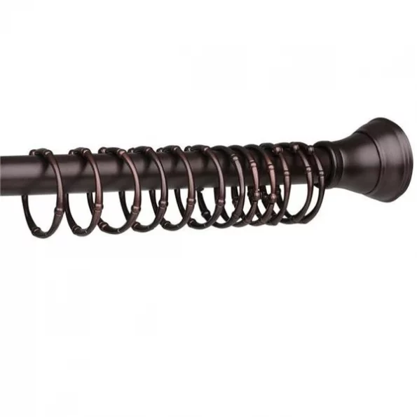 Utopia Alley HK4RB Victoria Never Rust Rustproof Zinc Shower Curtain Rings for Bathroom Shower Rods Curtains; Oil Rubbed Bronze – Set of 12