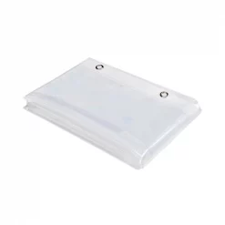 Utopia Alley BL5KK 72 x 72 in. 4.8G Clear PEVA Shower Curtain Liner with Magnets