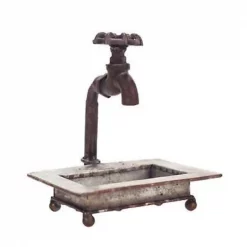 VIP Home & Garden FH1563 Rustic Counter Top Soap Dish