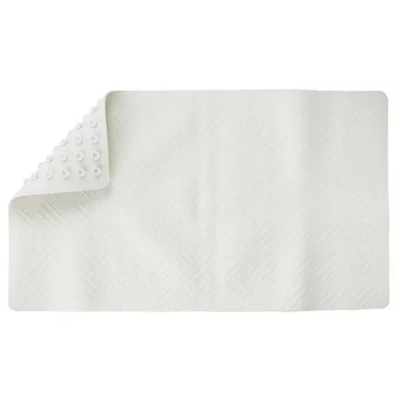 Gsi Homestyles MB3212-WHITE 16 x 28 in. White Large Bath Mat