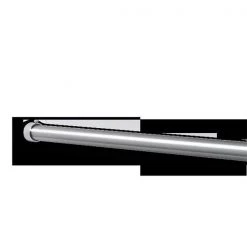 AJW UX1-A48 1 In. Diameter Shower Curtain Rod; 48 In. L – A-Type Flange