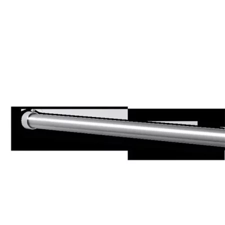 AJW UX1-A60 1 In. Diameter Shower Curtain Rod; 60 In. L - A-Type Flange