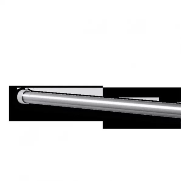 AJW UX1-A72 1 In. Diameter Shower Curtain Rod; 72 In. L – A-Type Flange