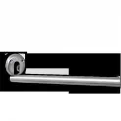 AJW UX1-E36 1 In. Diameter Shower Curtain Rod; 36 In. L – E-Type Flange