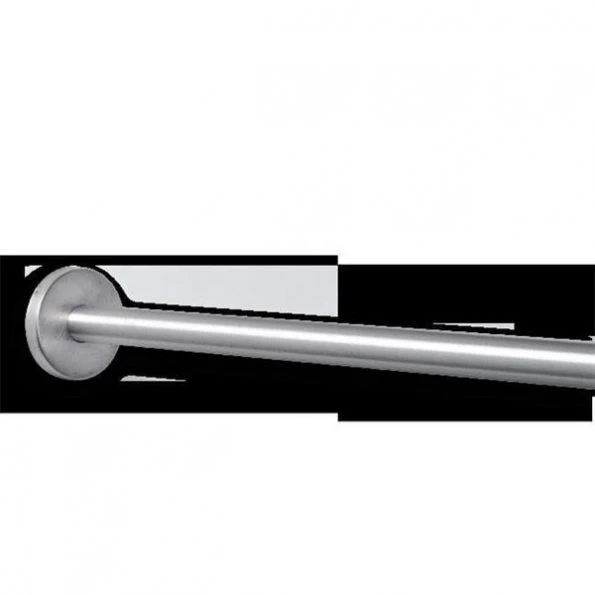 AJW UX1-J60 1 In. Diameter Shower Curtain Rod; 60 In. L – J-Type Flange