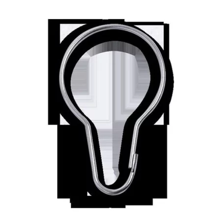 AJW UX169 Shower Curtain Hooks