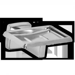 AJW UX121-BF Bright Soap Dish Without Drainage Holes – Surface Mounted