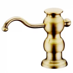 Whitehaus Collection Whitehaus WHSD031-AB Soap And Lotion Dispenser; Antique Brass