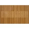 Anji Mountain AMB0090-2048 20 in. x 48 in. High Gloss Inlaid Bamboo Kitchen-Bath Mat- rubber-backed