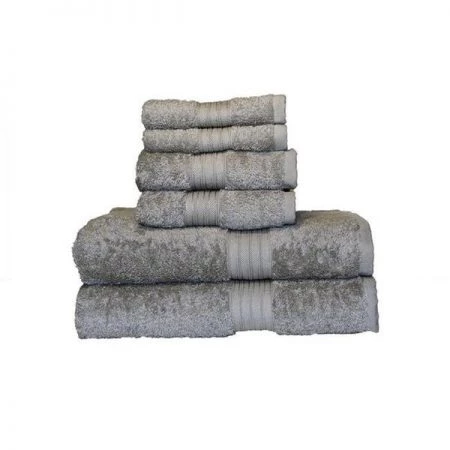 Baltic Linen 0353163230 Egyptian Majestic Heavy Weight Cotton 6 Piece Towel Set - Ice Grey