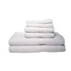 Baltic Linen 0353163370 Signet Ultra Absorbant 100 Percent Cotton 6 Piece Towel Set - White