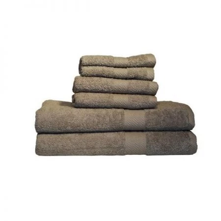 Baltic Linen 0353163390 Signet Ultra Absorbant 100 Percent Cotton 6 Piece Towel Set - Mocha