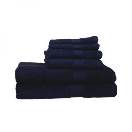 Baltic Linen 0353163430 Signet Ultra Absorbant 100 Percent Cotton 6 Piece Towel Set - Navy
