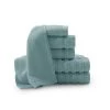 Baltic Linen 0353558650 Pure Elegance 100 Percent Turkish Cotton 6 Piece Luxury Towel Set - Smoke Blue