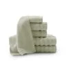 Baltic Linen 0353558670 Pure Elegance 100 Percent Turkish Cotton 6 Piece Luxury Towel Set - Sage Green
