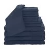 Baltic Linen 0353262410 100 Percent Cotton 12 Piece Luxury Towel Set - Cobalt
