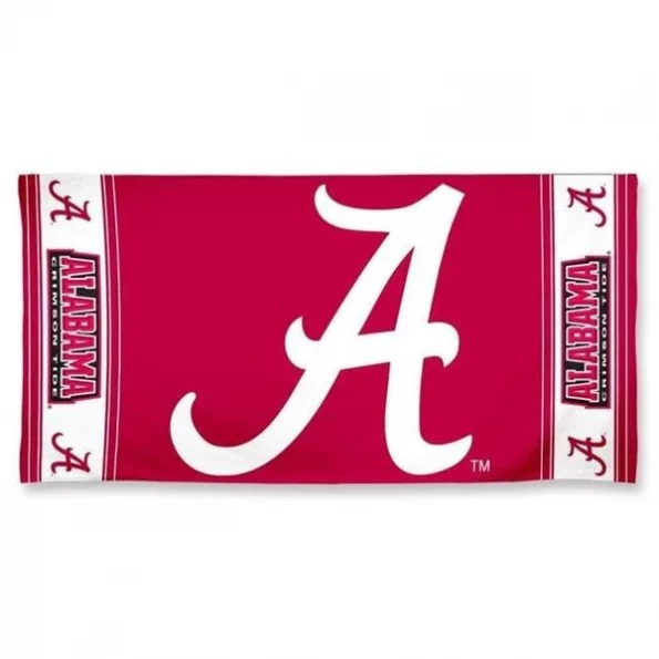 Alabama Crimson Tide Towel 30×60 Beach Style