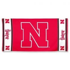Nebraska Cornhuskers Towel 30×60 Beach Style