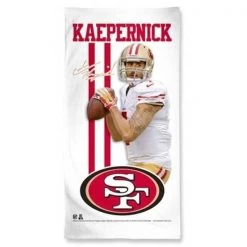 San Francisco 49ers Towel 30×60 Beach Style Colin Kaepernick Design