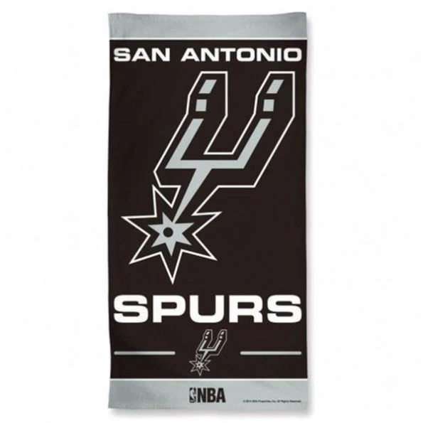 San Antonio Spurs Towel 30×60 Beach Style