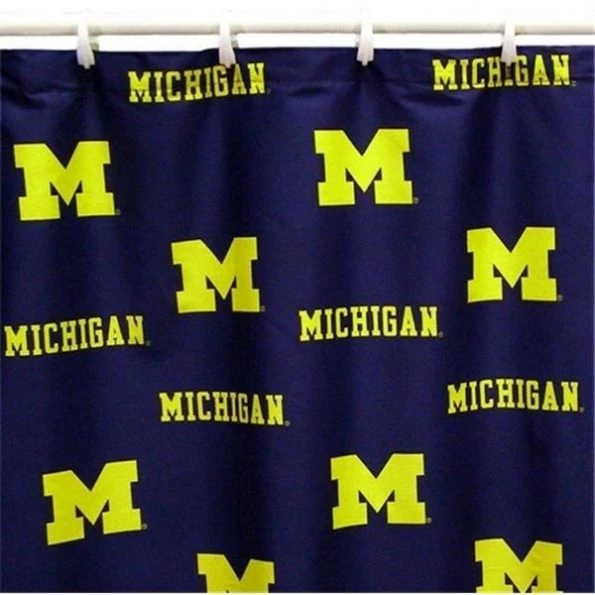 College Covers MICSC Michigan Printed Shower Curtain Cover 70 in. X 72 in.