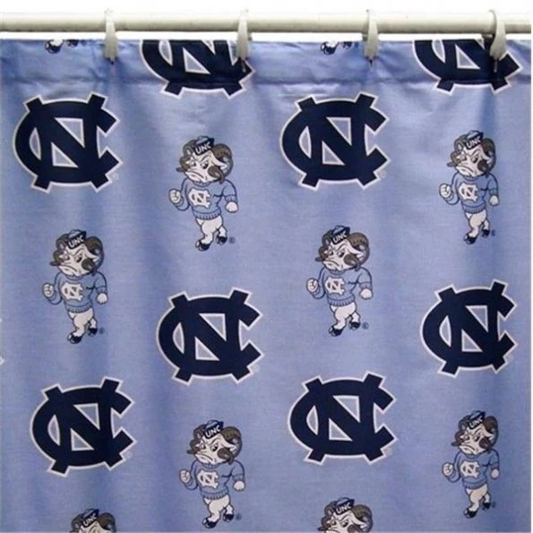 College Covers NCUSC UNC Printed Shower Curtain Cover 70 in. X 72 in.