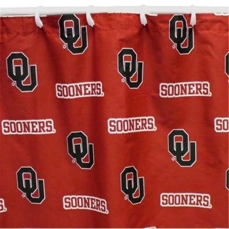 College Covers OKLSC Oklahoma Printed Shower Curtain Cover 70 in. X 72 in.