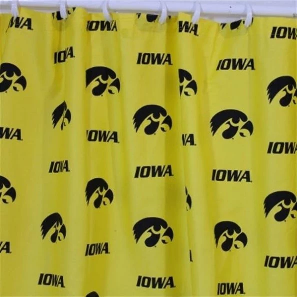 Comfy Feet IOWSC Iowa Printed Shower Curtain Cover 70 in. X 72 in.