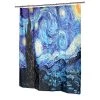 Carnation Home Fashions FSC13-SN 72 x 72 in. The Starry Night Fabric Shower Curtain; Multi Color