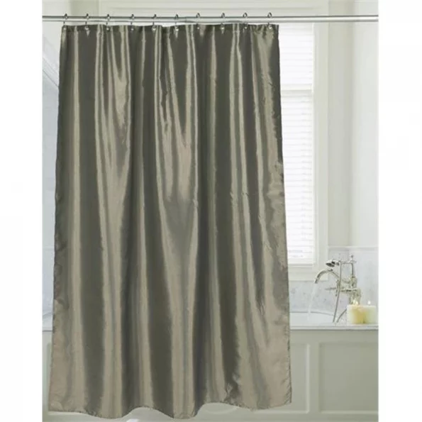 Livingquarters FSC15-FS-42 72 x 72 in. Shimmer Faux Silk Shower Curtain; Sage 1 FSC15-FS-42 72 x 72 in. Shimmer Faux Silk Shower Curtain; Sage