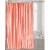 Carnation Home Fashions FSC15-FS-81 72 x 72 in. Shimmer Faux Silk Shower Curtain; Salmon