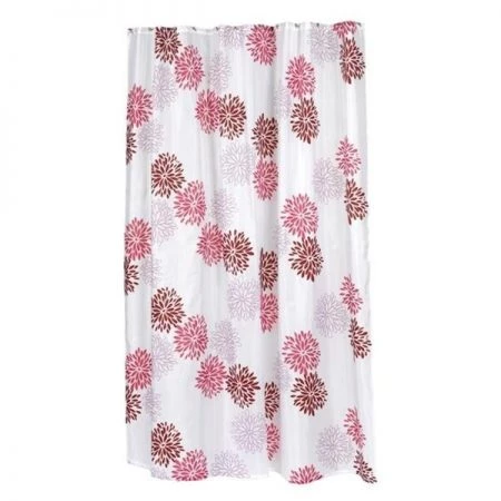 Carnation Home Fashions FSCXL-96-EMA 70 x 96 in. Emma Extra Long Fabric Shower Curtain; Multi Color