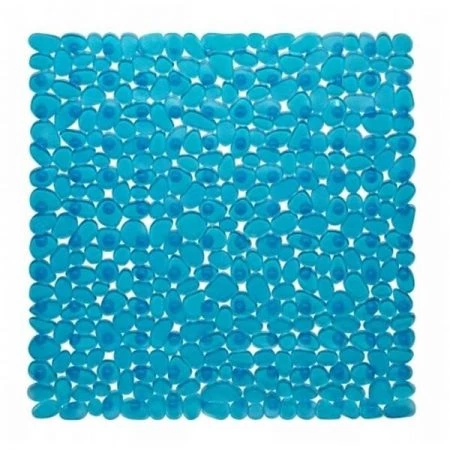 Livingquarters TM-ROC-ST-24 21 x 21 in. Stall Pebbles Vinyl Bath Mat; Slate
