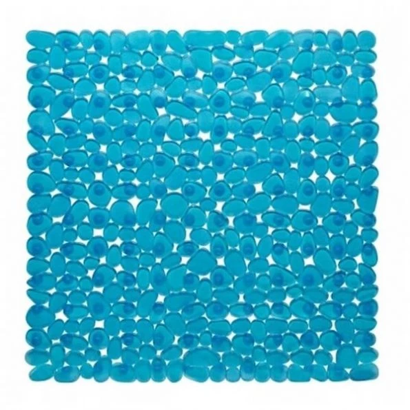 TM-ROC-ST-24 21 x 21 in. Stall Pebbles Vinyl Bath Mat; Slate
